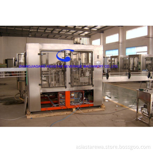 PET bottled 3 in 1 juice washing filling capping machine (RFC-H)